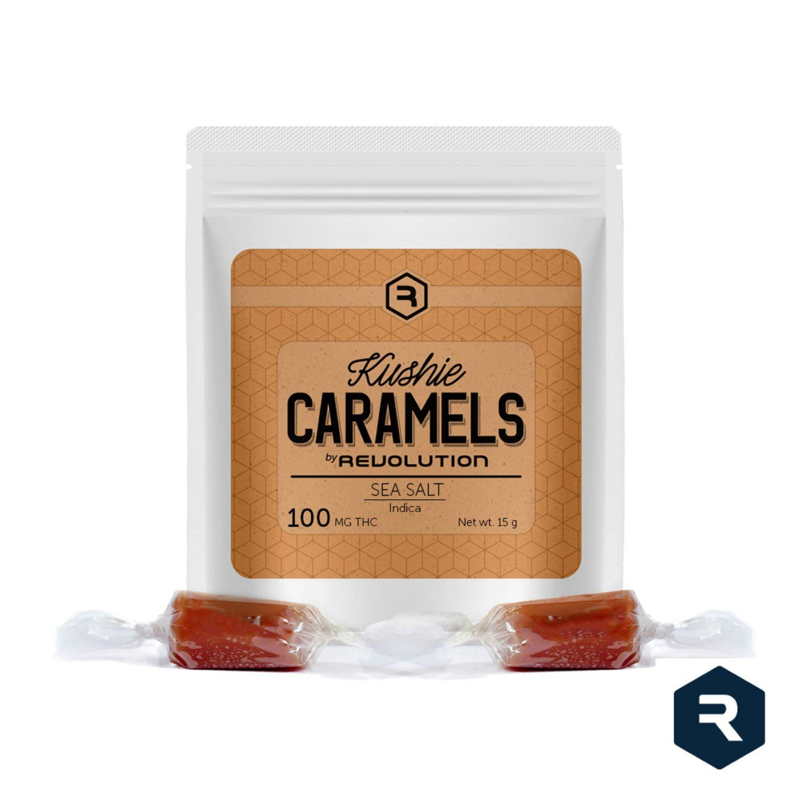 Revolution Cannabis Kushie Caramels 100mg 2pack Leafly